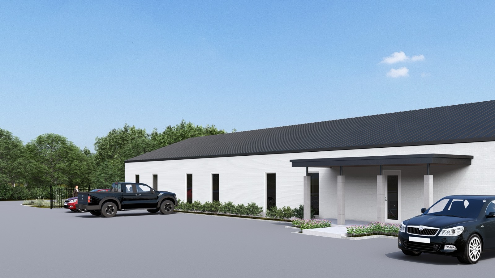 Rendering of The Pathways Hub building